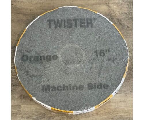 NEW! TWISTER 16" ORANGE CLEANING CONCRETE FLOOR PADS DIAMOND PADS (212739)