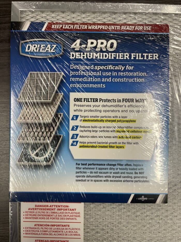 Dri-Eaz 4-Pro F579 Dehumidifier Filter